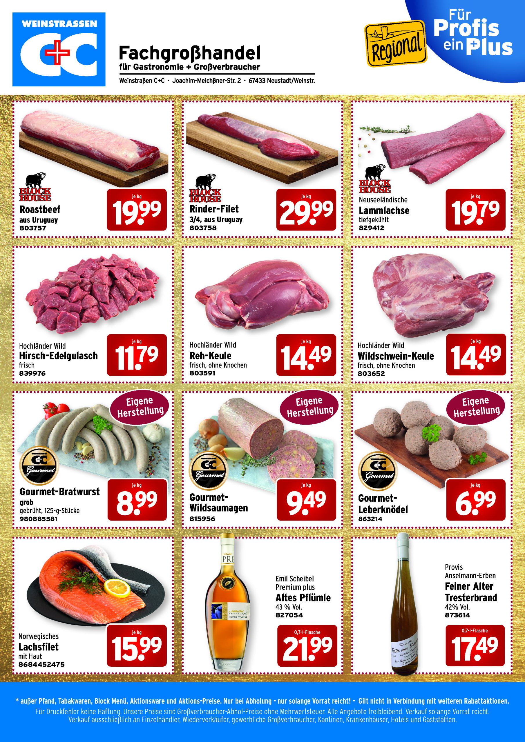 Unsere aktuellen Angebote Wasgau C+C Großhandel