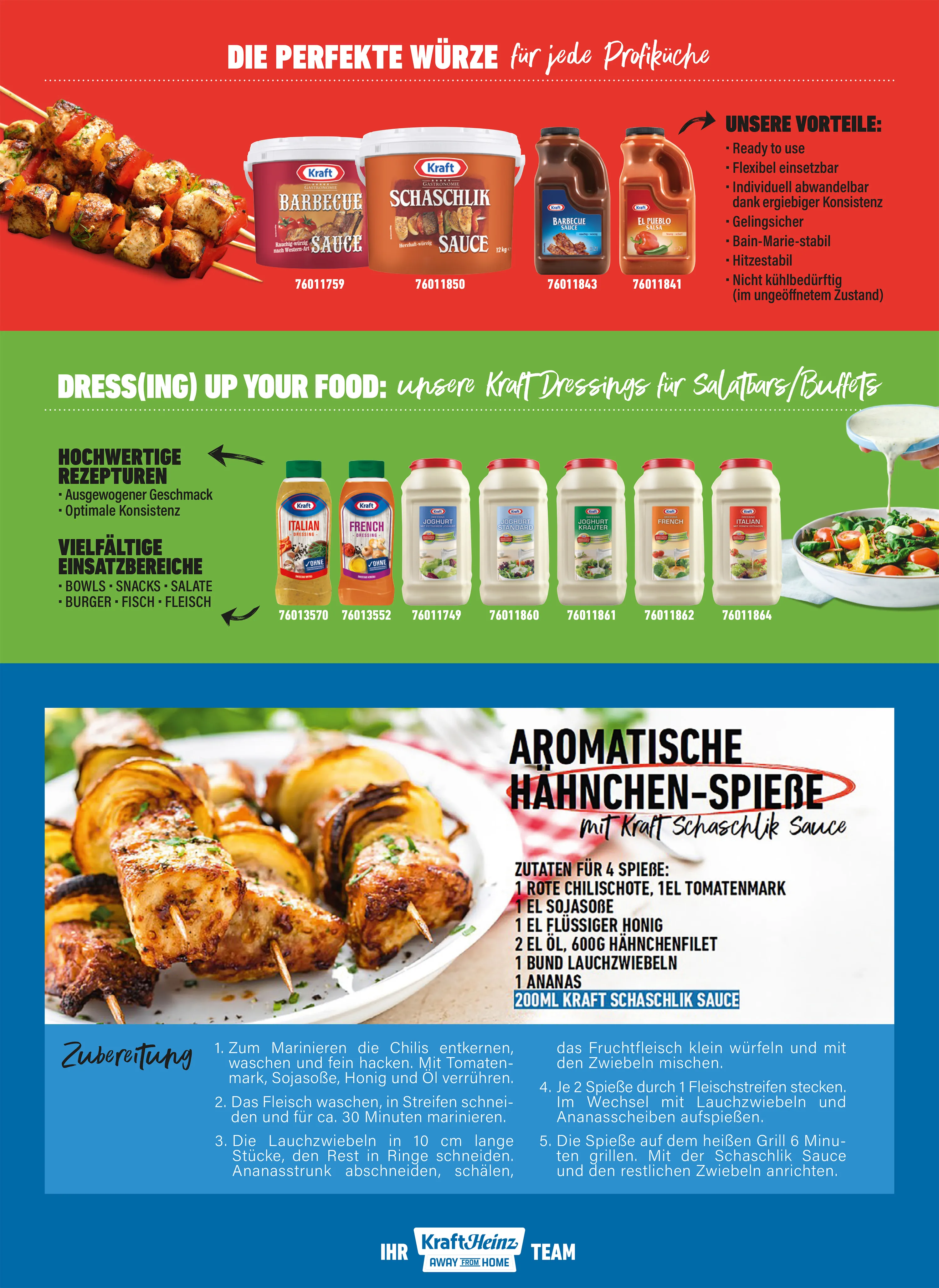 Würze für Profiküchen von Kraft